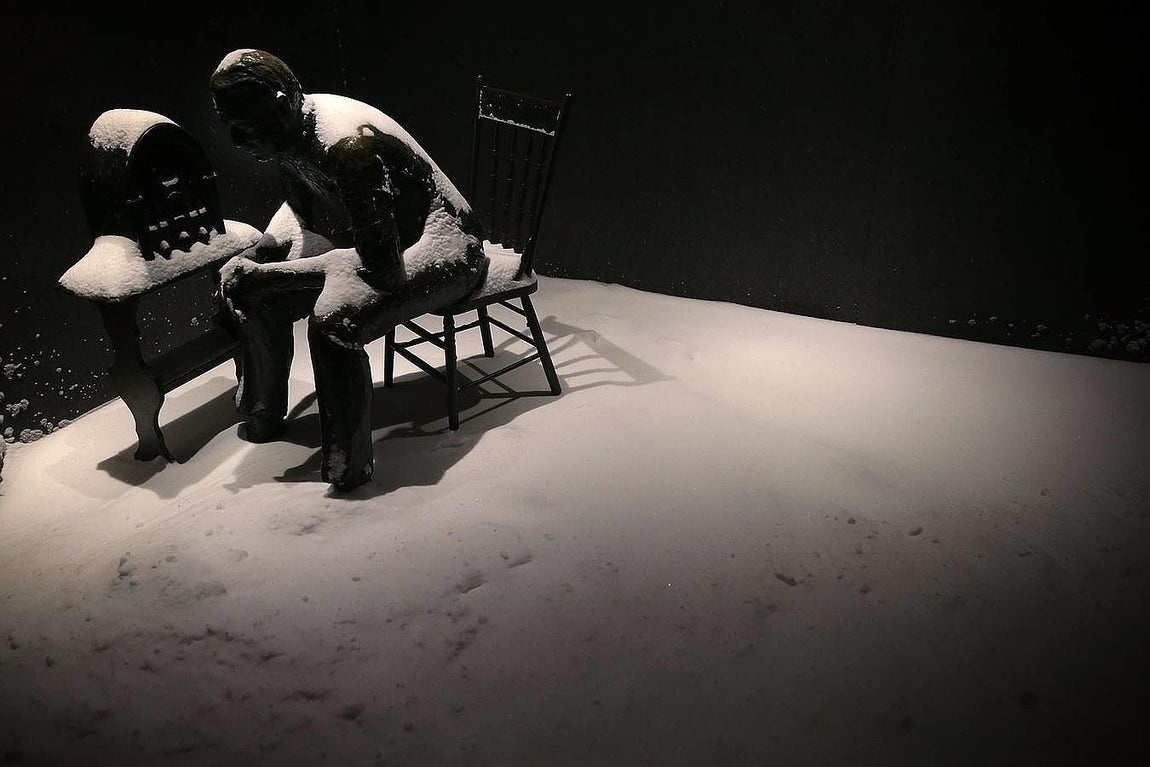 La tormenta ha alterado el ritmo habitual de la vida en Washington. 