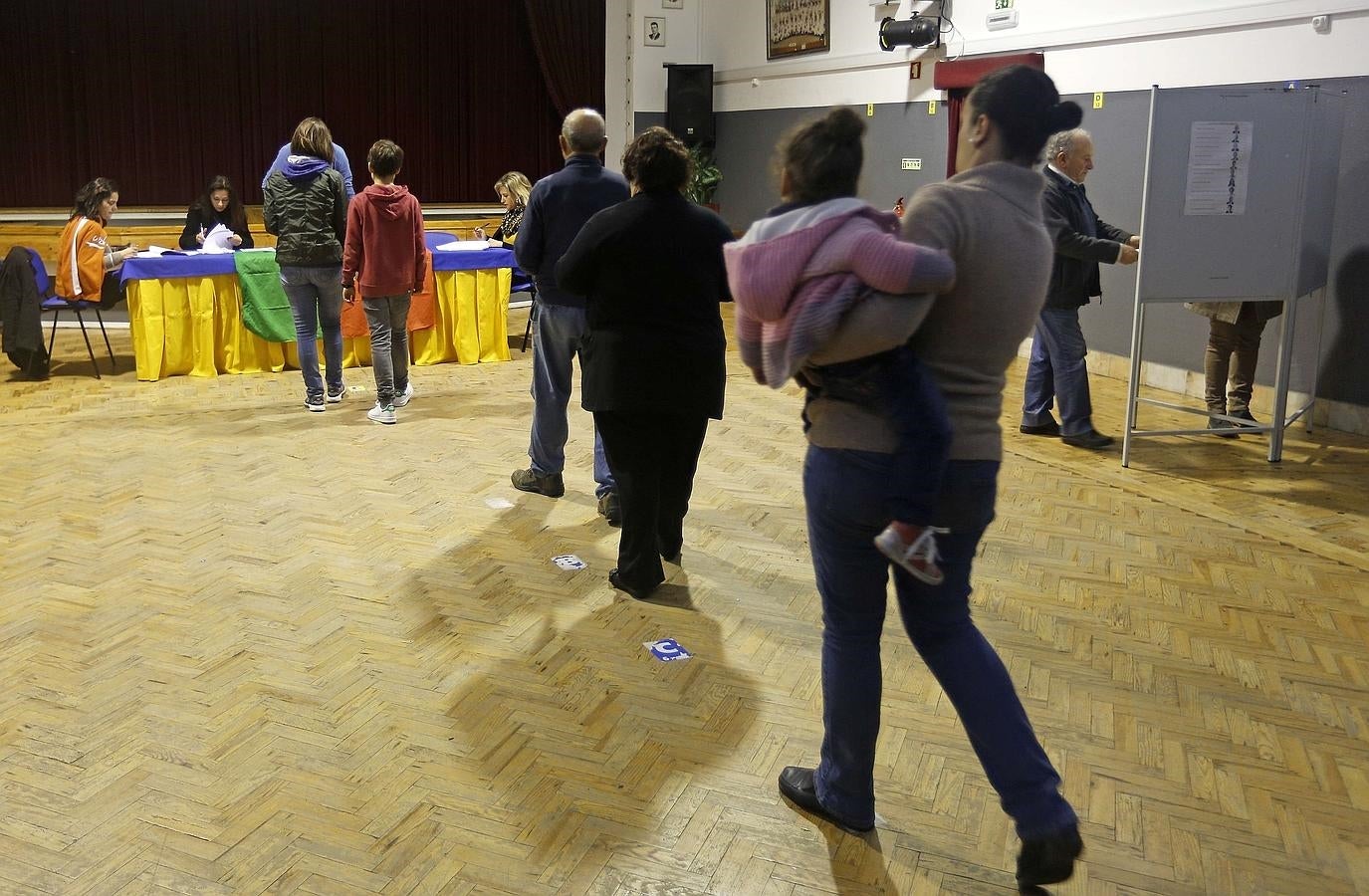 Los gimnasios hoy han cambiado su actividad habitual. 