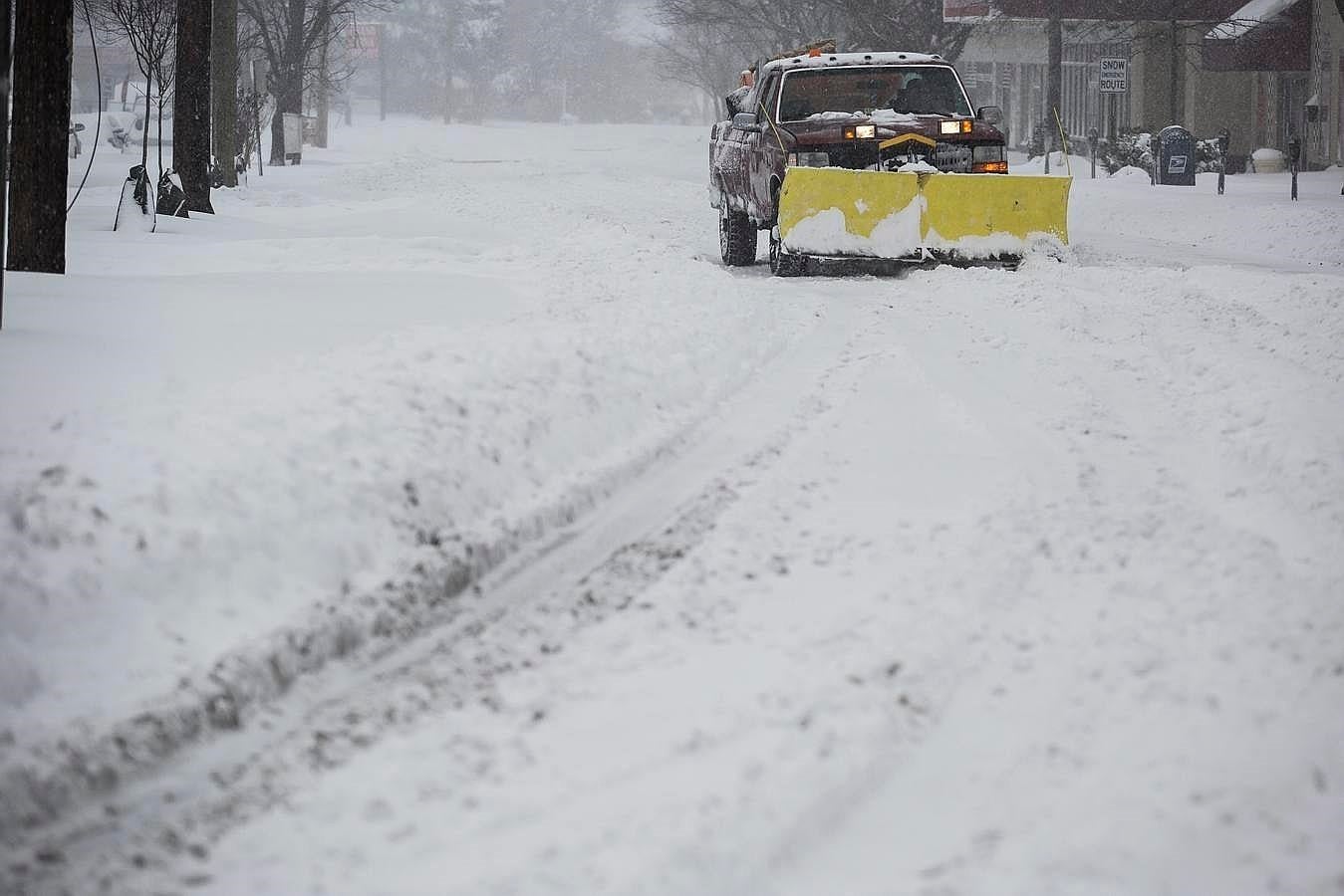 La nieve ha anegado los principales enclaves de Washington. 