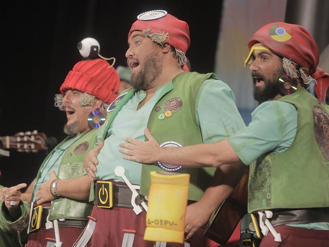 Chirigota Los piratas informáticos. Carnaval de Cádiz