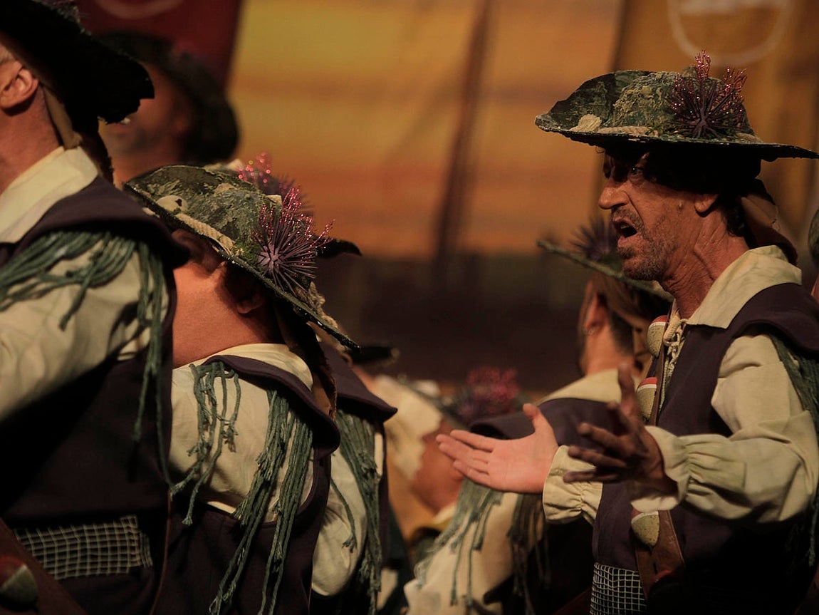 Coro Capitanes del sur. Carnaval de Cádiz 2016