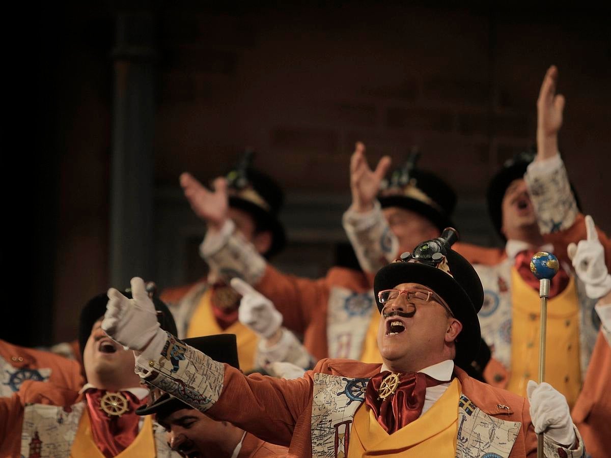 Coro La vuelta a Cádiz en 80 mundos. Carnaval de Cádiz