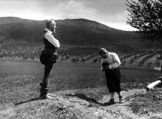 Durante varias semanas, el equipo danés recorrió las tierras manchegas y de Sierra Morena rodando exteriores (Foto, Det Danske Filminstitut). 