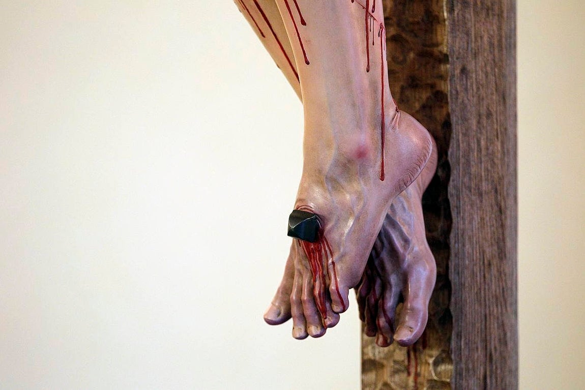 En imágenes, el nuevo Cristo de las Electromecánicas