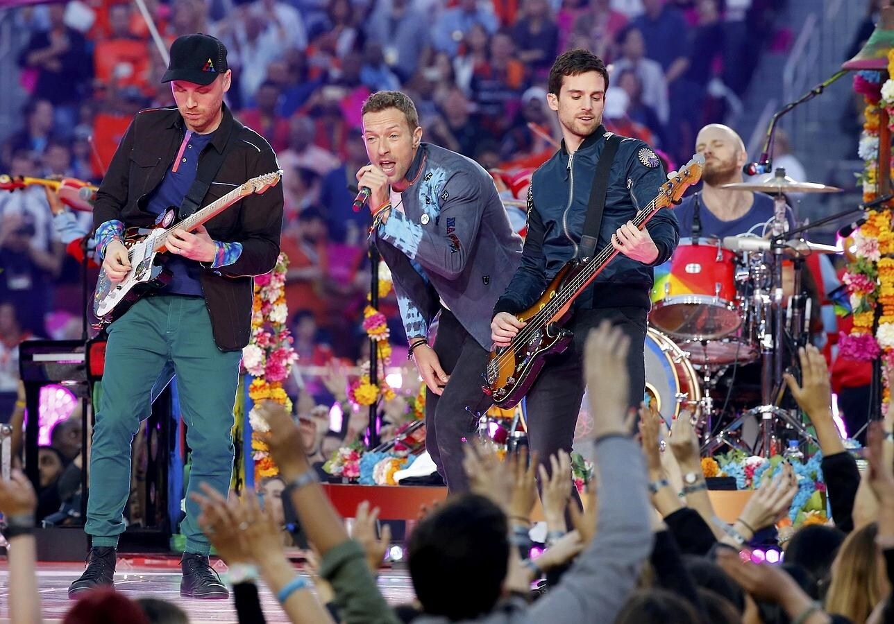 Coldplay, principal espectáculo del descanso
