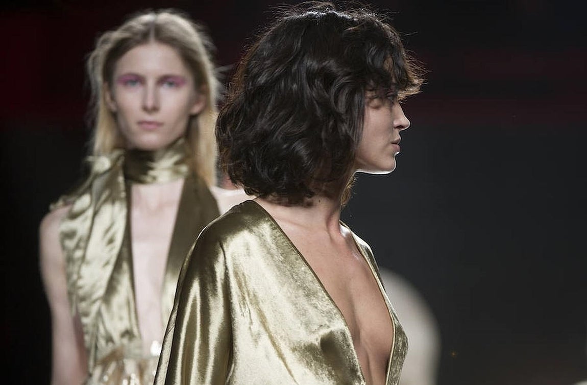 Mercedes Benz Fashion Week. Desfile del diseñador Duyos. 