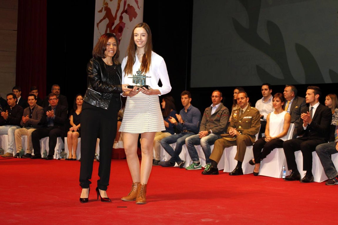 Patinaje: Luz González Blanco. 