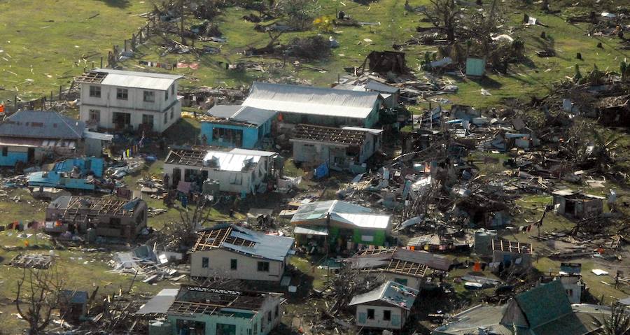 «Hay fiyianos ahí fuera sin agua, sin un techo con el que cubrir sus cabezas, sin alimentos y sin los servicios básicos», ha dicho el primer ministro 