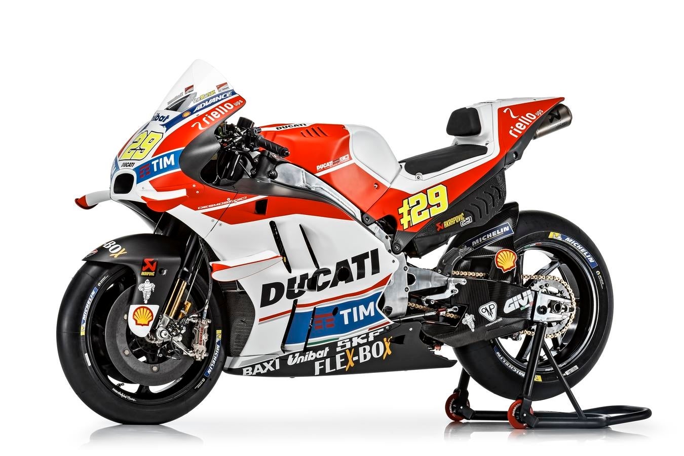 La Ducati Desmosedici GP16, al detalle