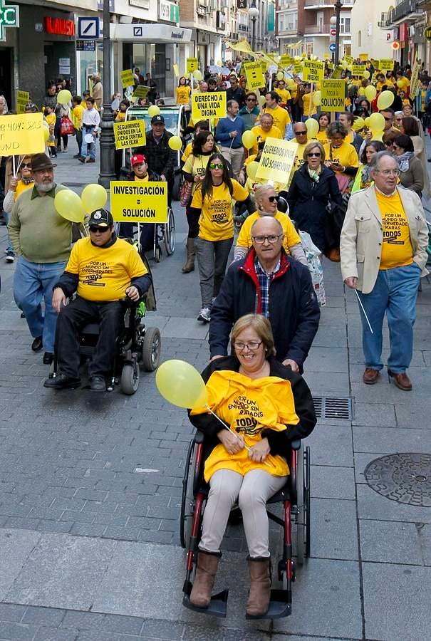 La marcha «amarilla» para sacar las enfermedades raras de su invisibilidad