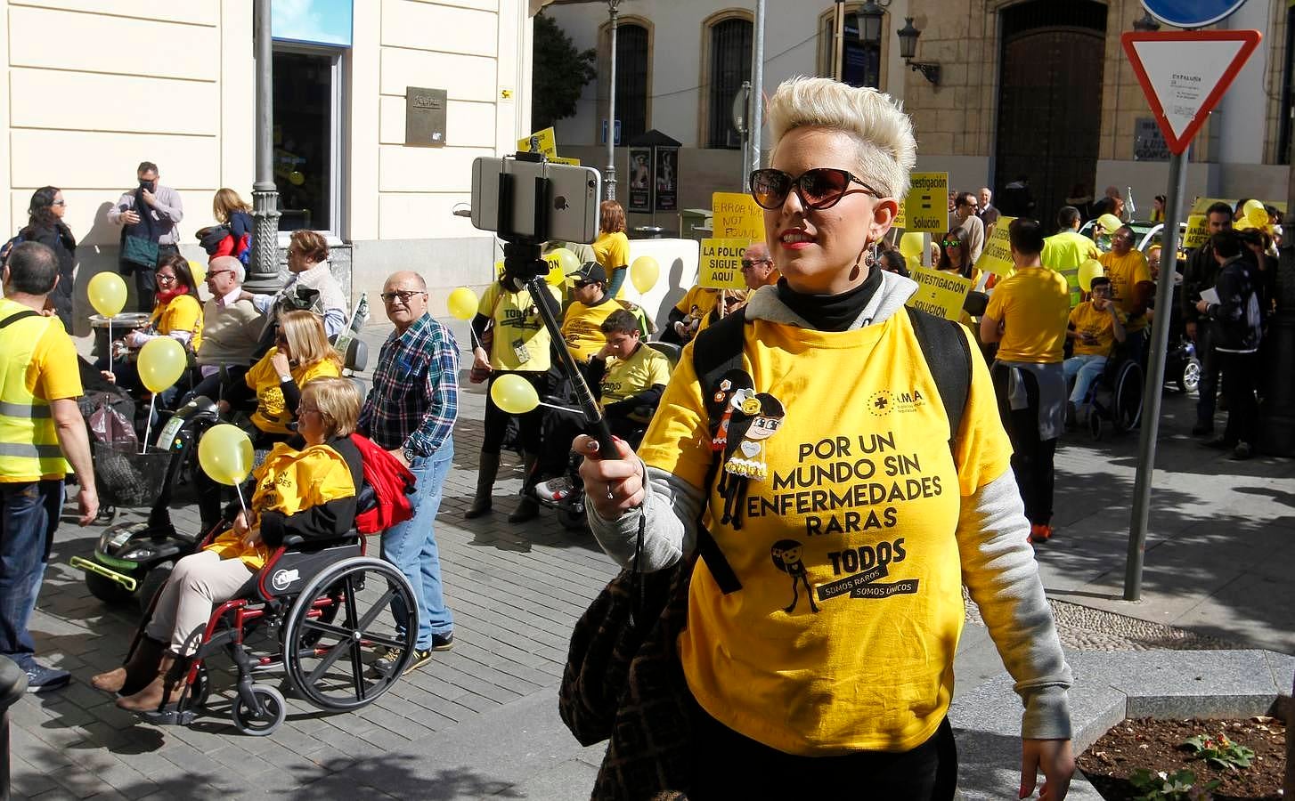 La marcha «amarilla» para sacar las enfermedades raras de su invisibilidad