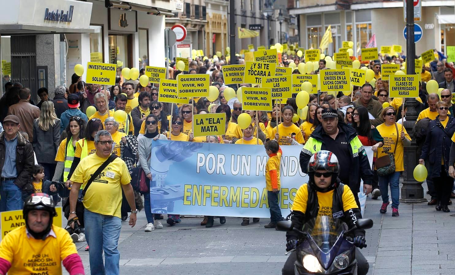 La marcha «amarilla» para sacar las enfermedades raras de su invisibilidad