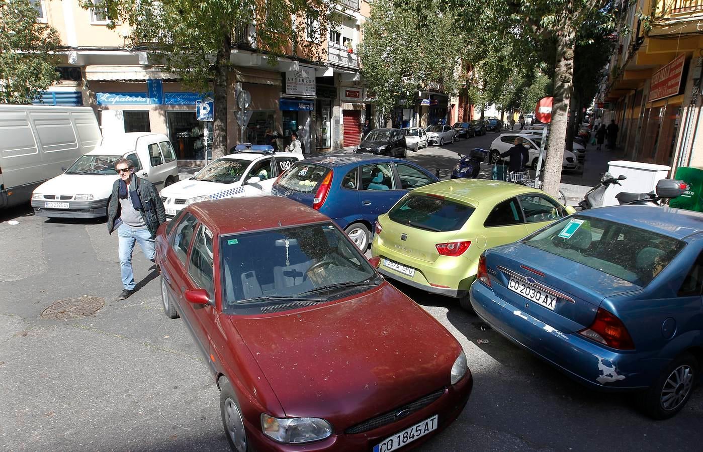 Un barrio complicado para aparcar