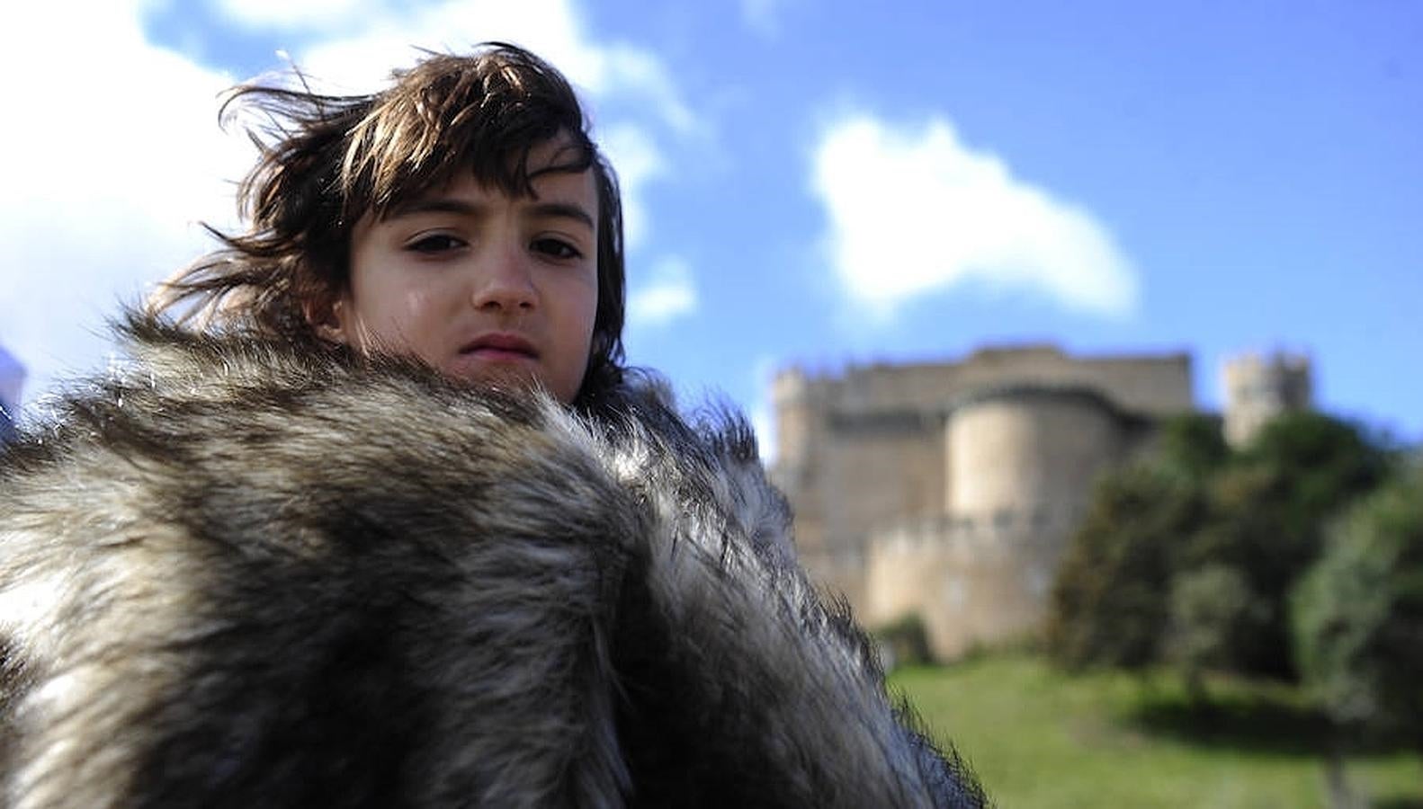 5. Entrenamiento del equipo madrileño de lucha medieval «Ursus Custodes», ayer en el Castillo de Manzanares el Real