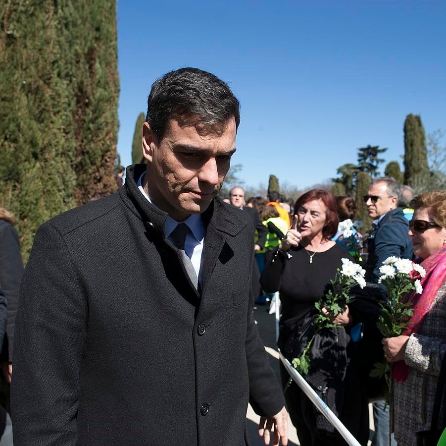 20. Pedro Sánchez también ha estado presente en el Bosque de los Ausentes