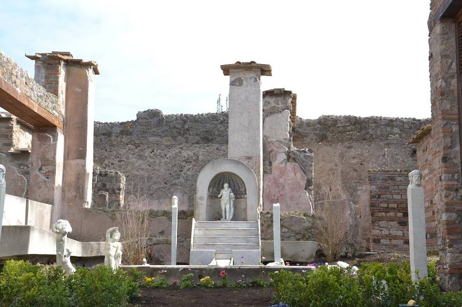 Casa de Marco Lucrecio Frontone, un verdadero parque patricio. 