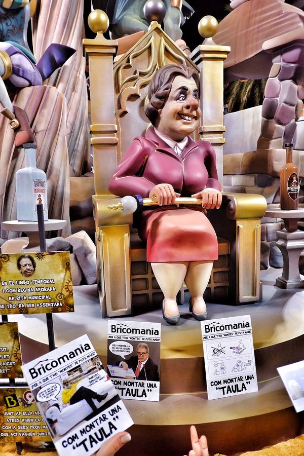 Rita Barberá en su «trono». 