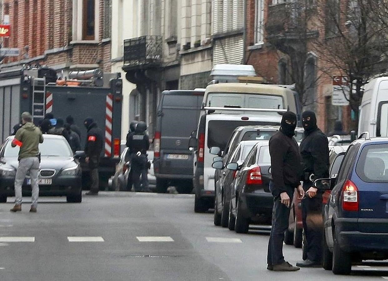 La operación antiterrorista que arrinconó a Abdeslam, en imágenes