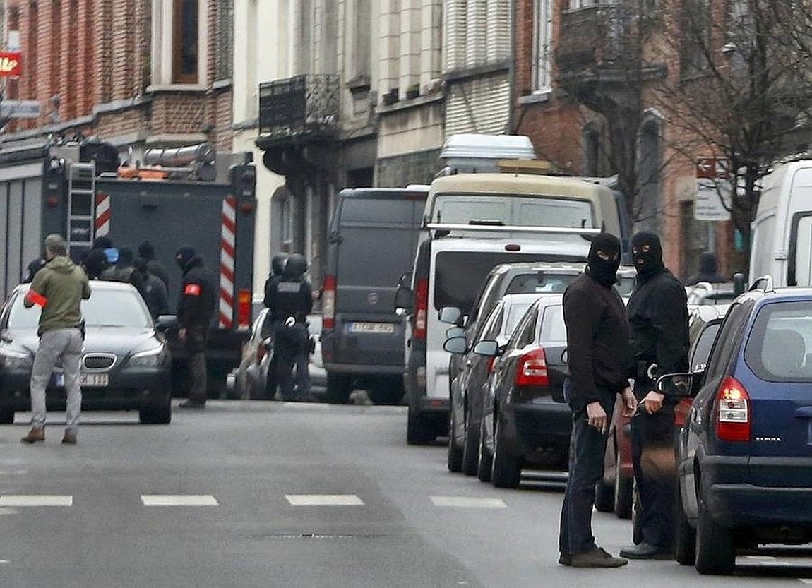 La operación antiterrorista que arrinconó a Abdeslam, en imágenes
