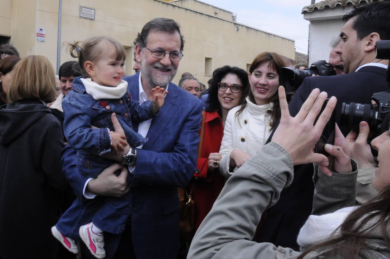 Mariano Rajoy visita la localidad de Guadamur