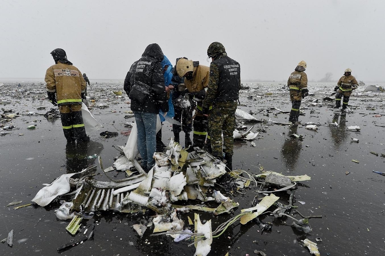 Las pésimas condiciones meteorológicas pueden estar relacionadas con el accidente, a falta de más investigaciones. 