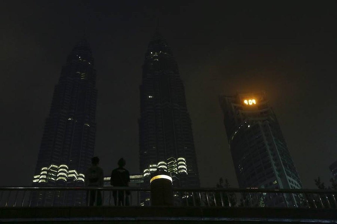 Las torres gemelas de Kuala Lumpur, en Malasia. 