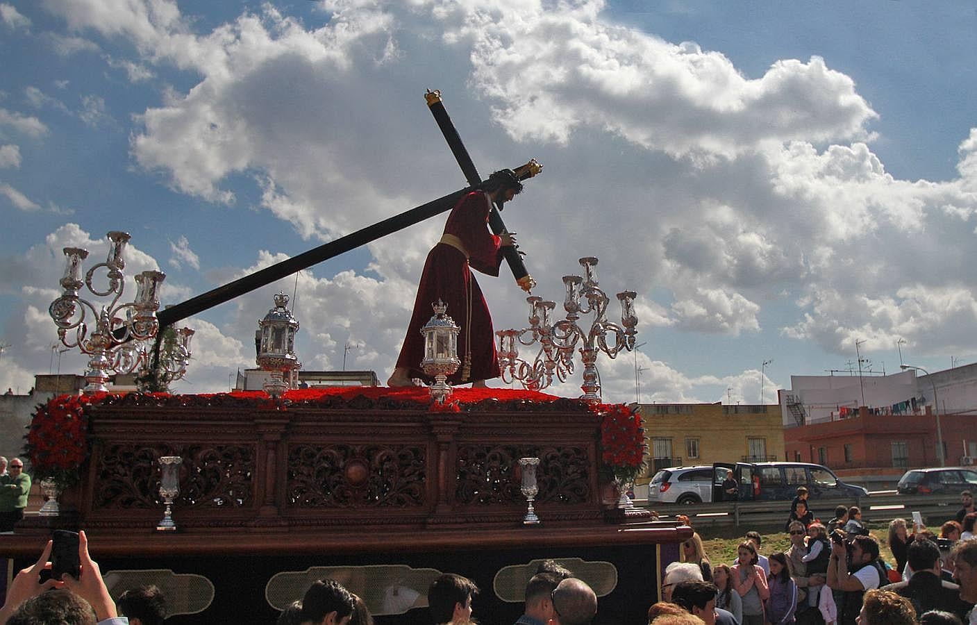 El Nazareno de la Salud y Clemencia de la Hermandad de Padre Pío/Palmete