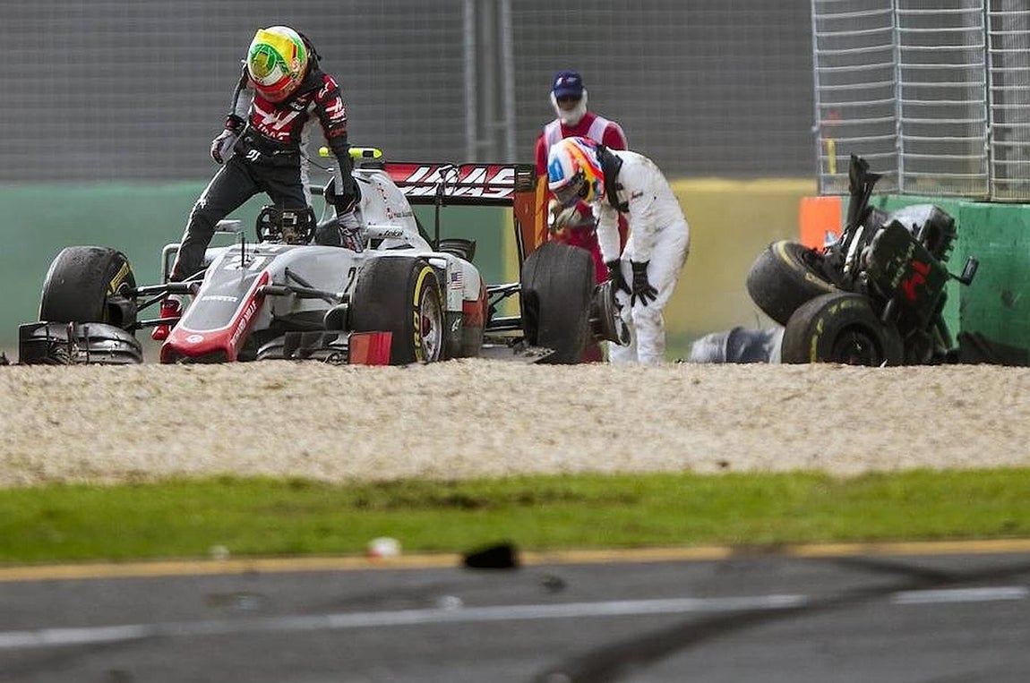 El terrible accidente de Fernando Alonso