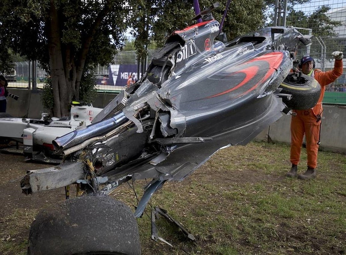 El terrible accidente de Fernando Alonso