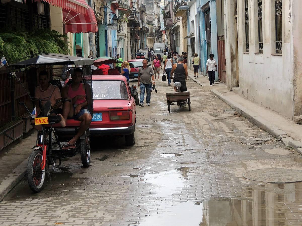 Una calle en La Habana nos deja postales como esta