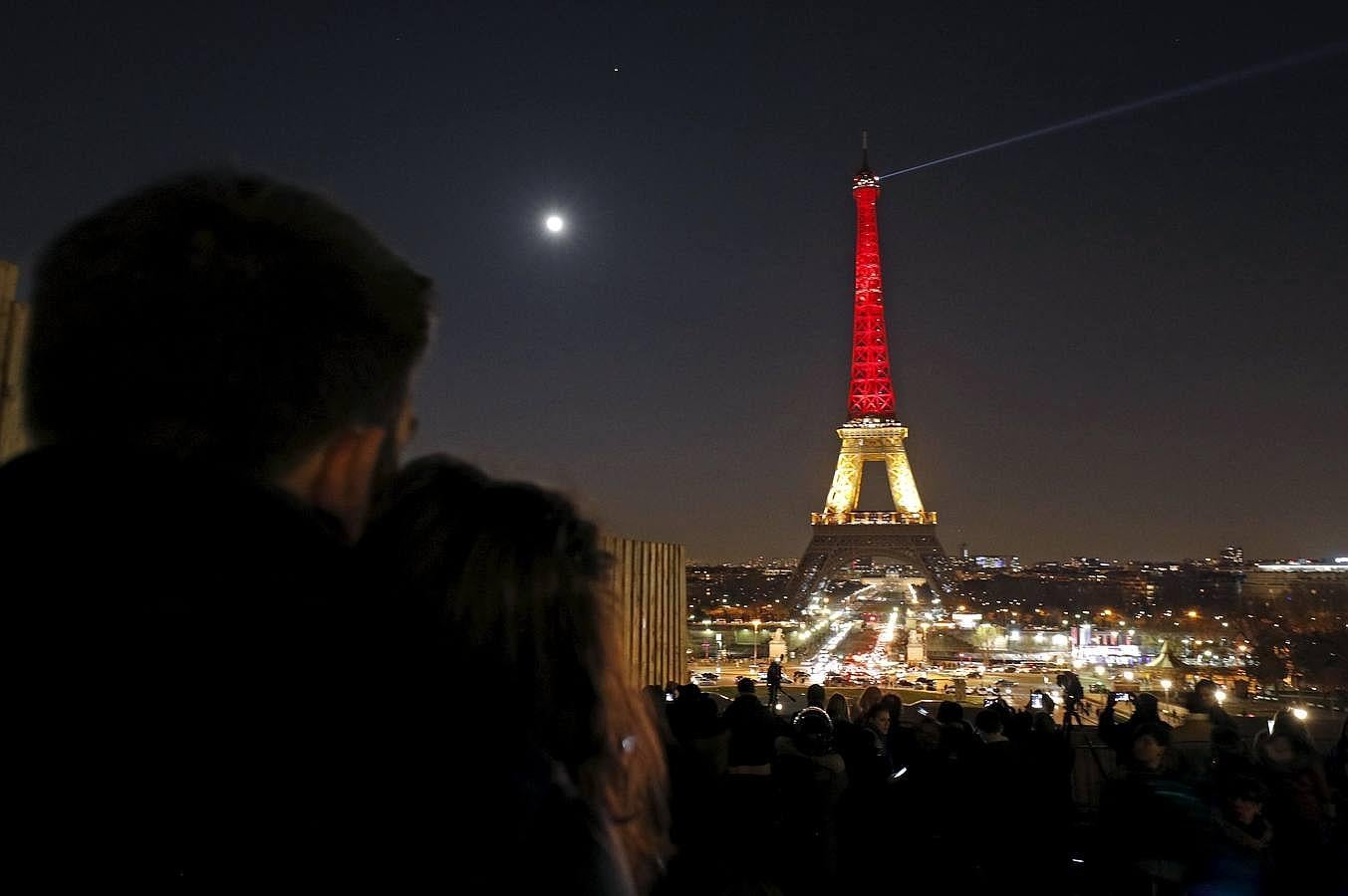 La torre Eiffel, en París. 