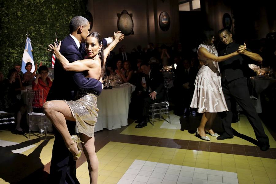 Barack Obama baila un tango.. 