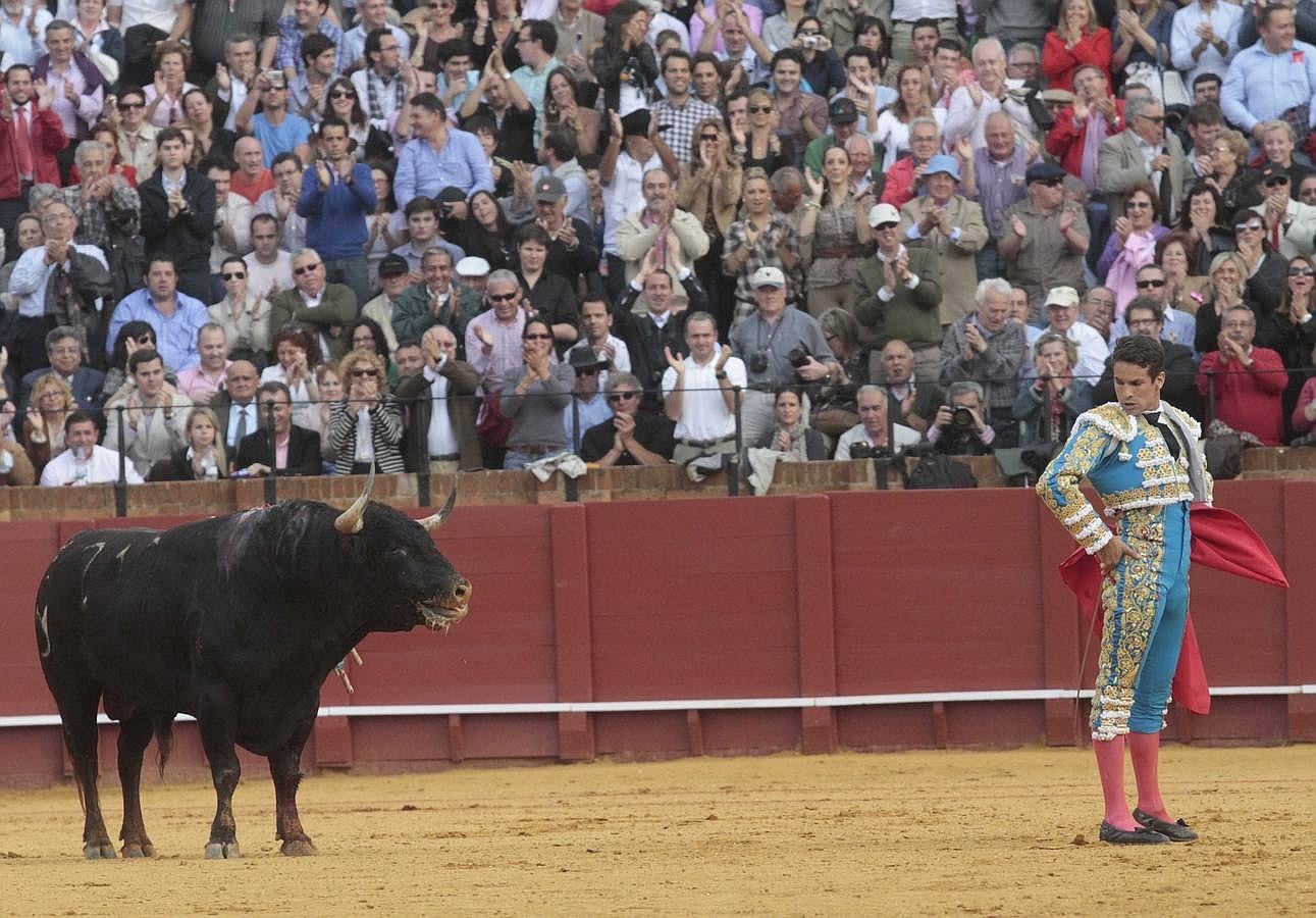 El romance de José María Manzanares con Sevilla, foto a foto