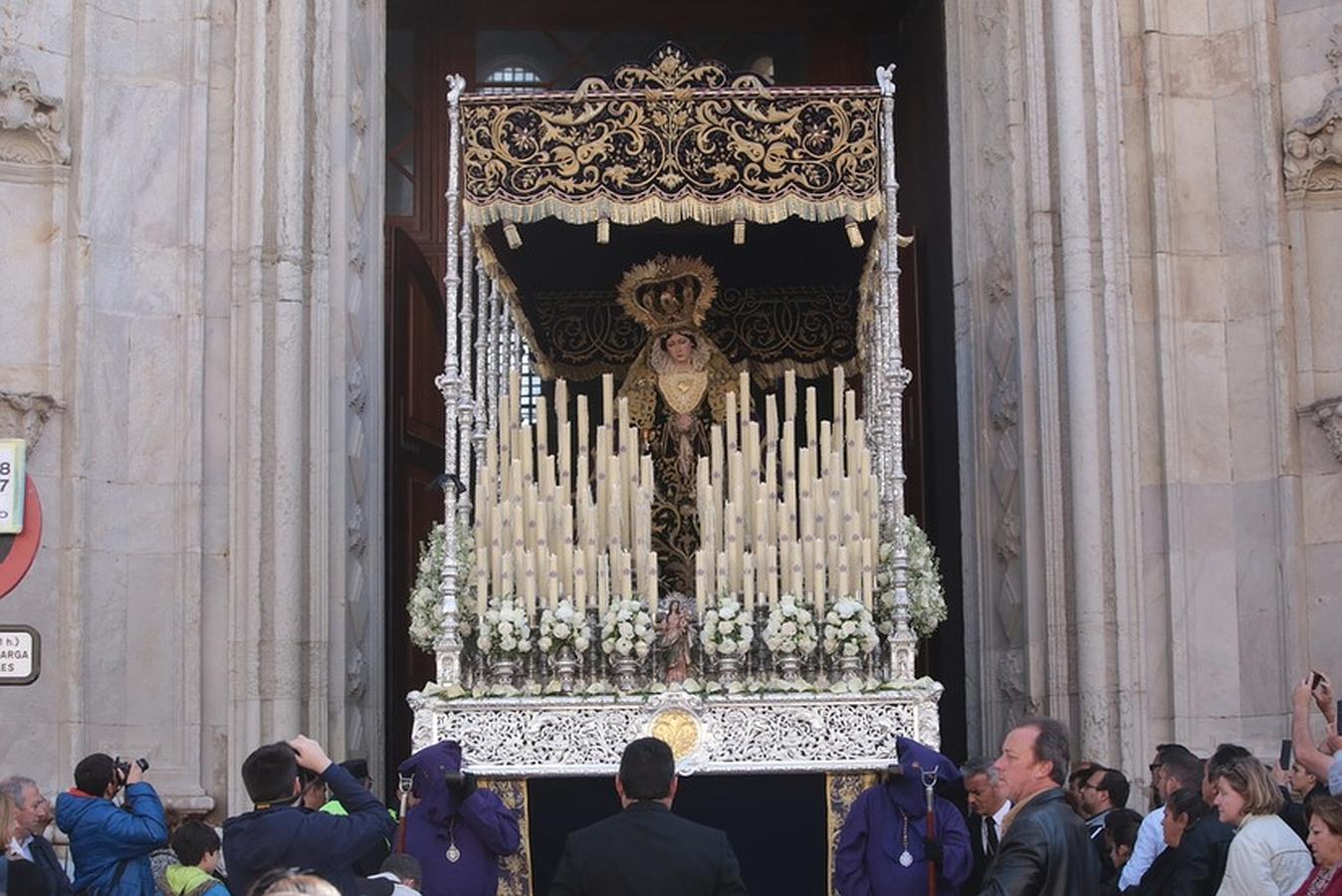 Columna regresa el Sábado Santo a su templo desde Catedral