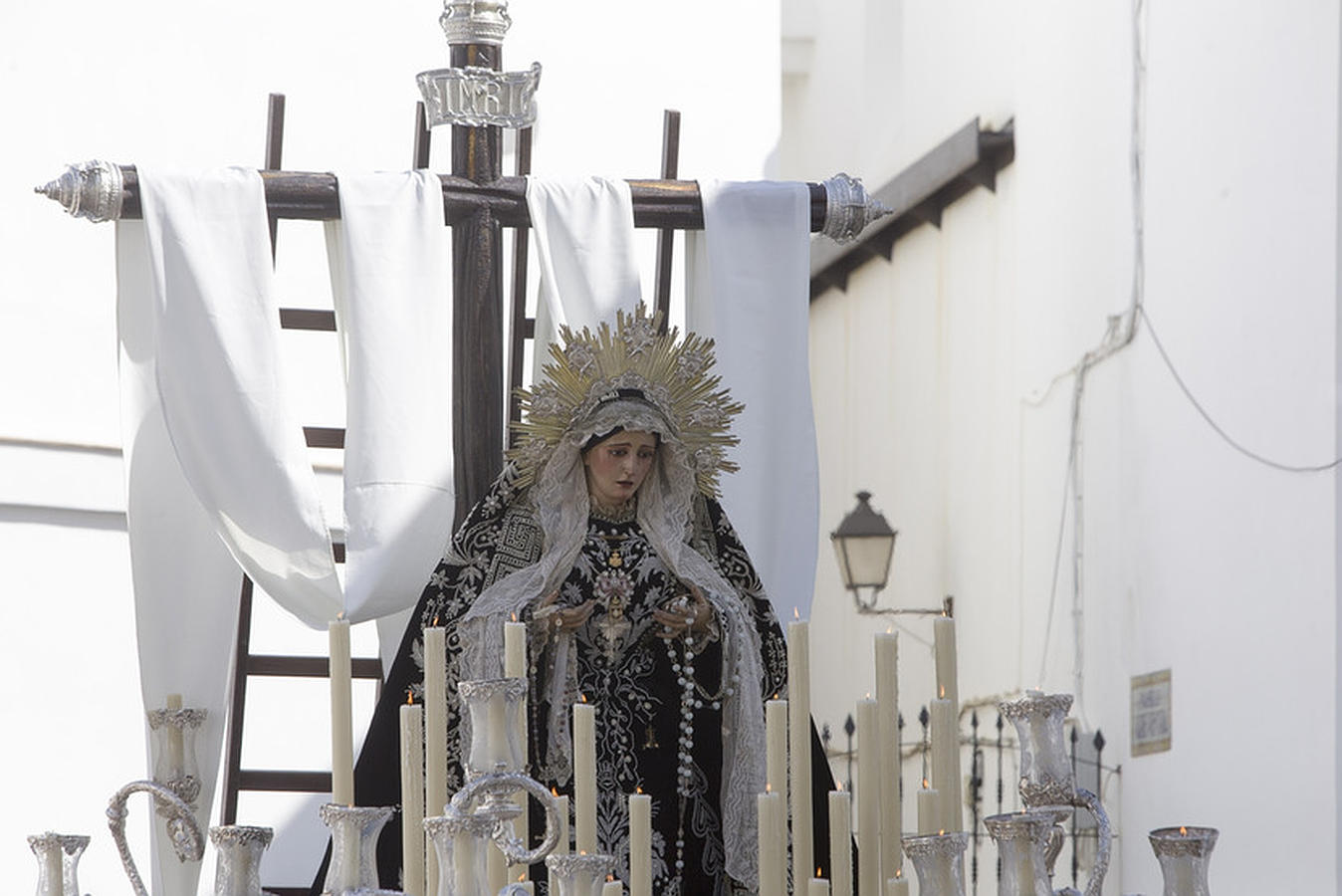 Santo Entierro el Sábado Santo en Cádiz. Semana Santa 2016