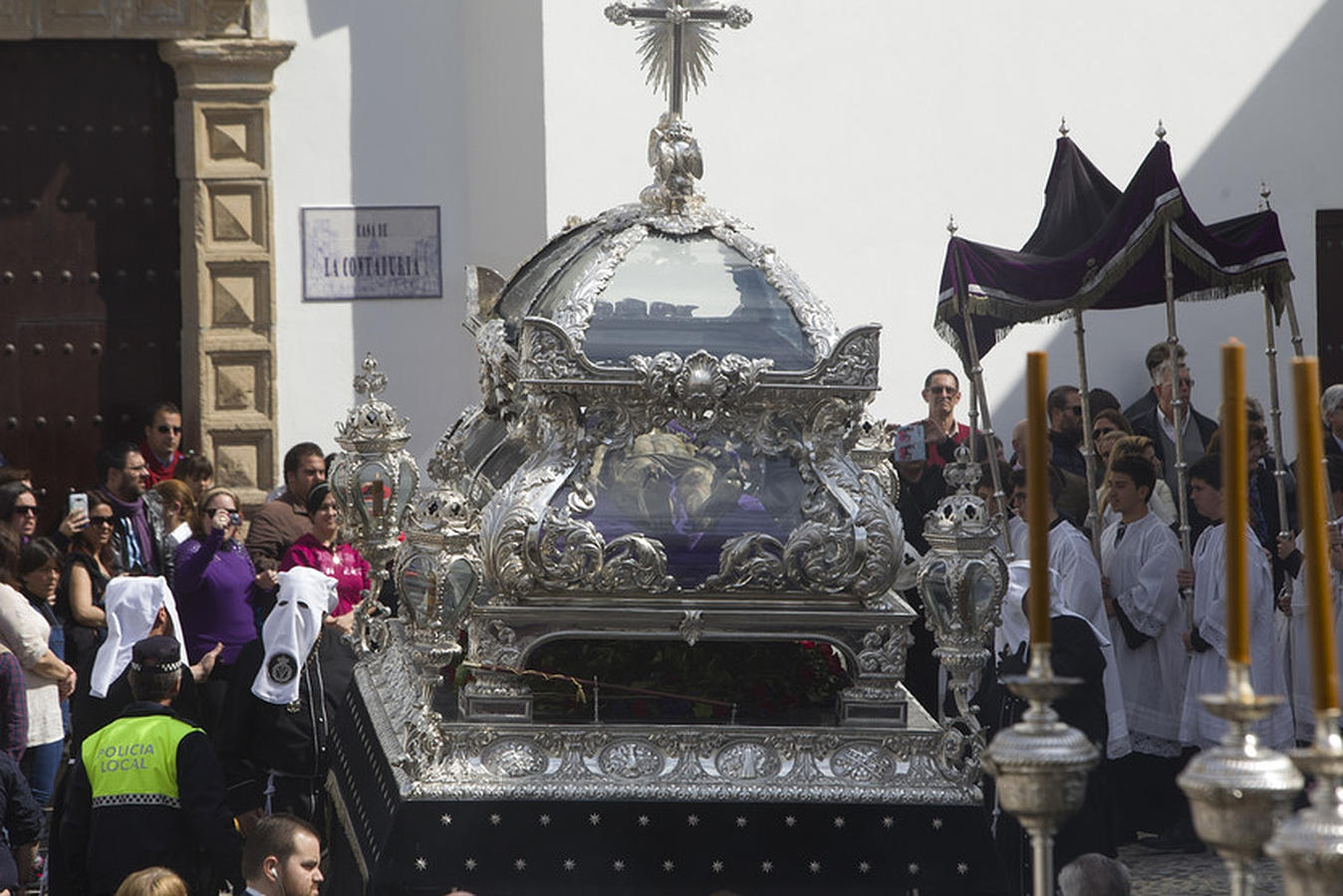 Santo Entierro el Sábado Santo en Cádiz. Semana Santa 2016