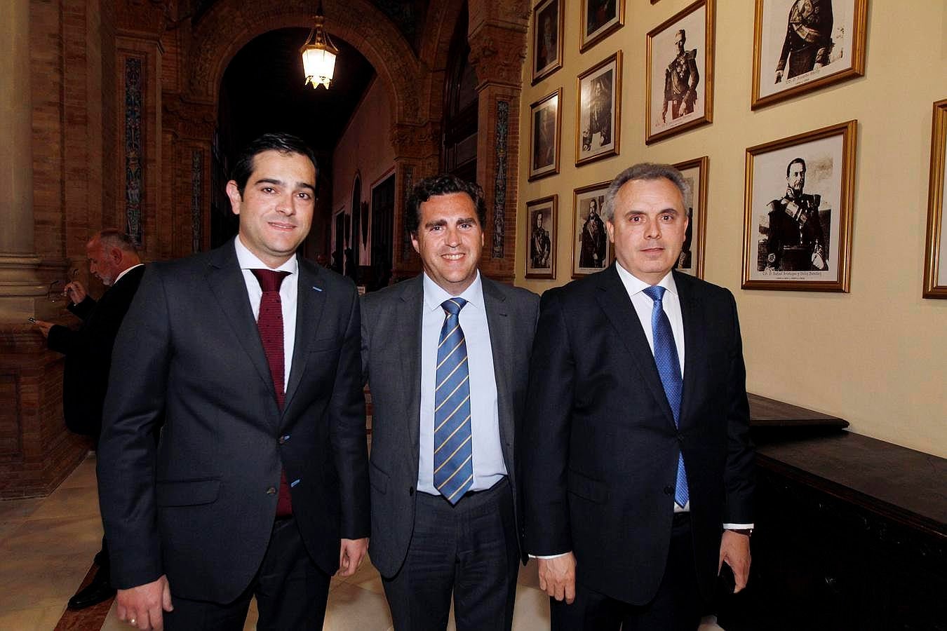 Javier López Navarro, Ángel Jiménez Morillo y Antonio Bernal López