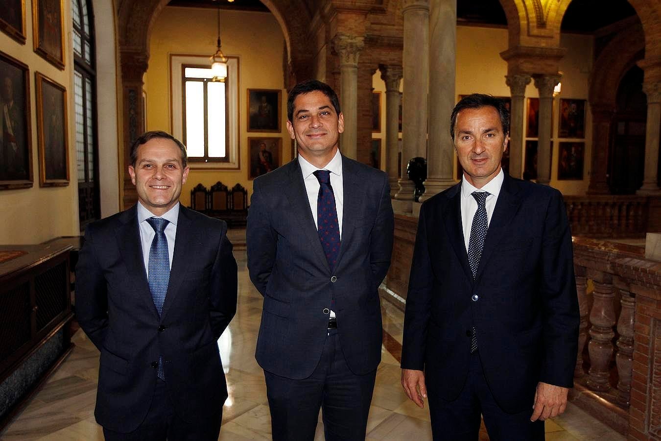 Manuel Pérez Caballero, Manuel Asián Chaves y Pablo Benavides Yanguas