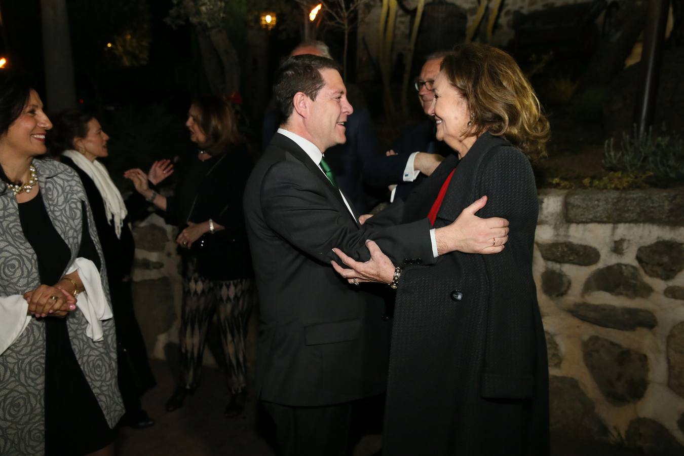 Page, en la cena de la Asociación contra el Cáncer de Toledo