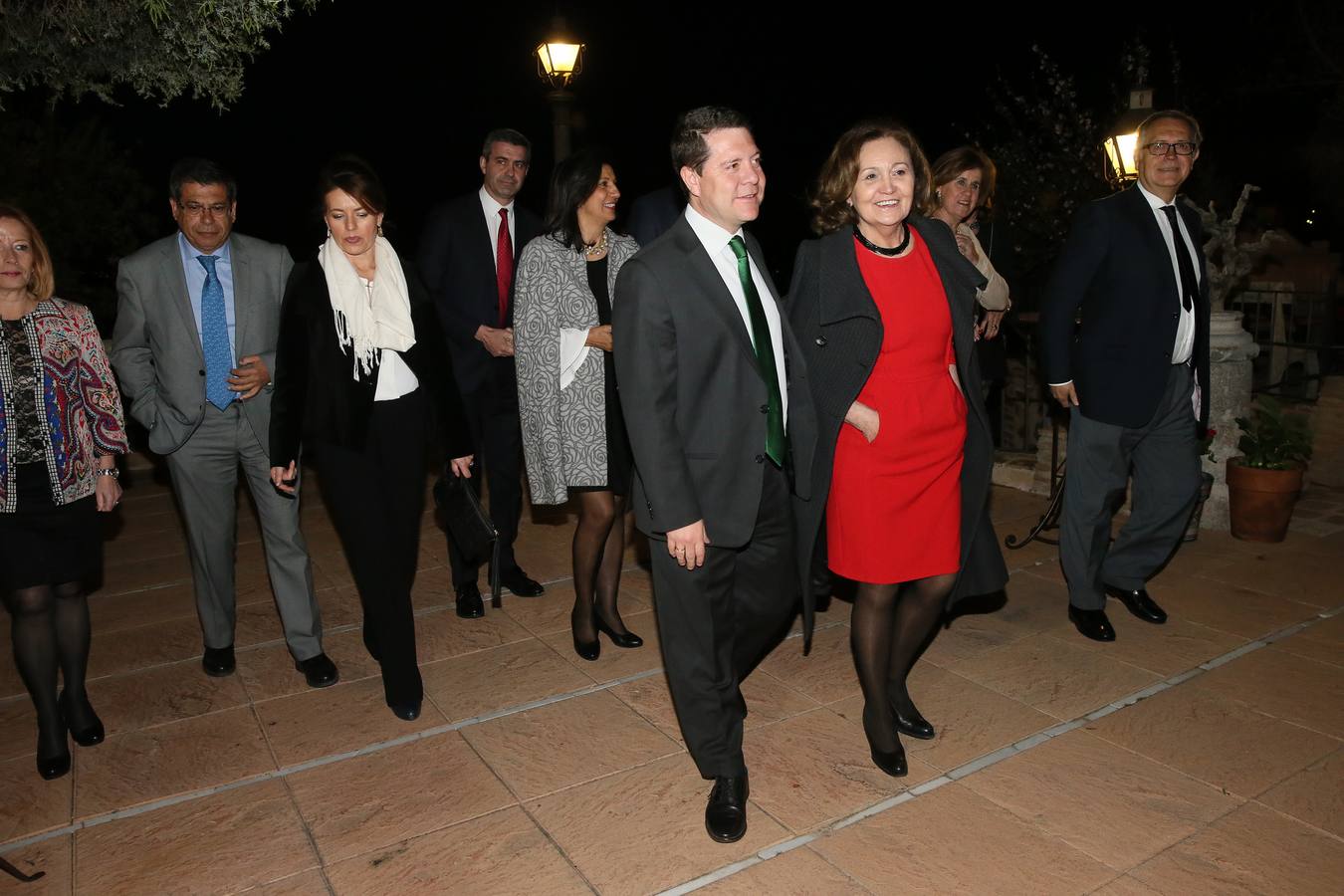 Page, en la cena de la Asociación contra el Cáncer de Toledo