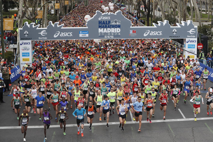 Lo mejor de la media maratón de Madrid, en imágenes