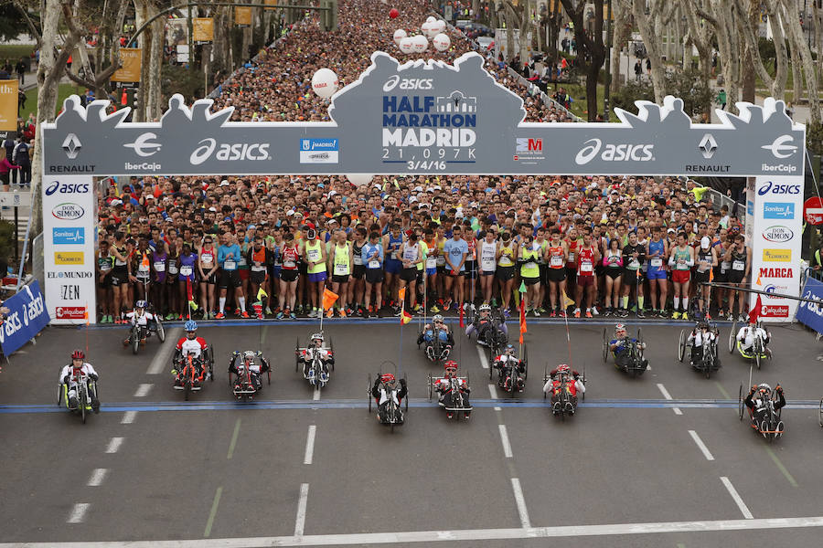 Lo mejor de la media maratón de Madrid, en imágenes