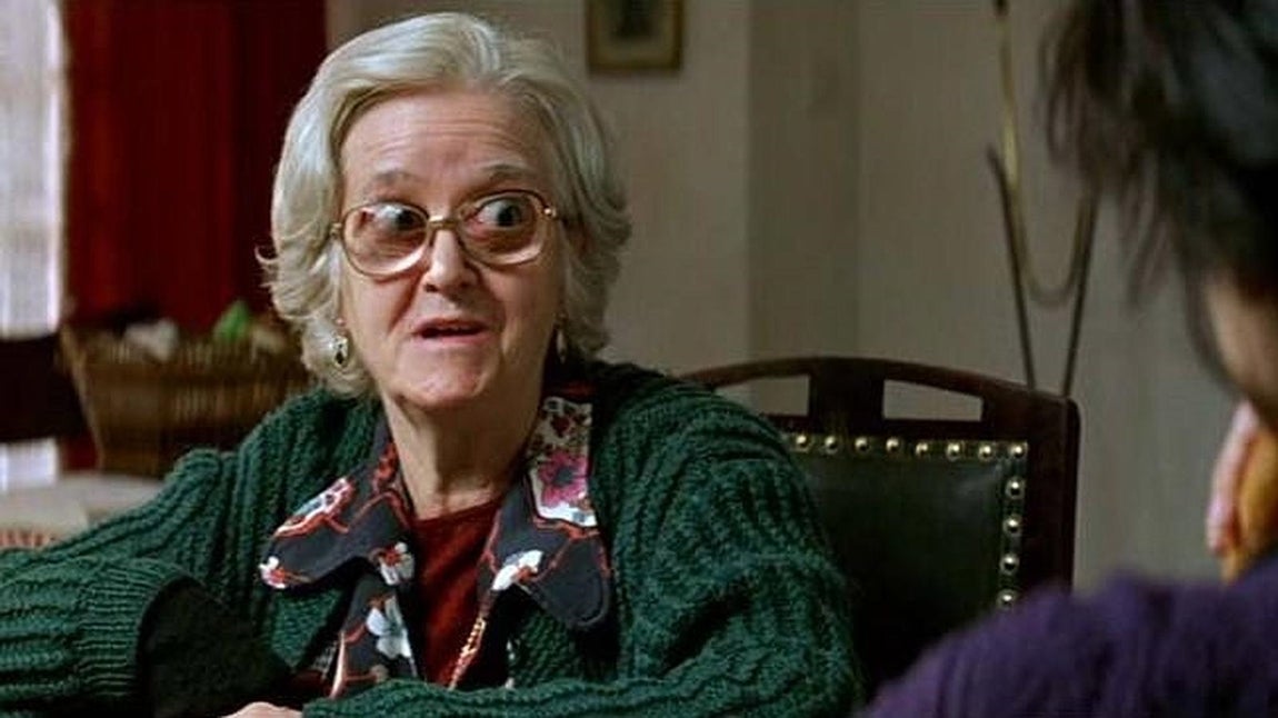 La actriz interpretó el papel de Tía Paula en «Volver». 