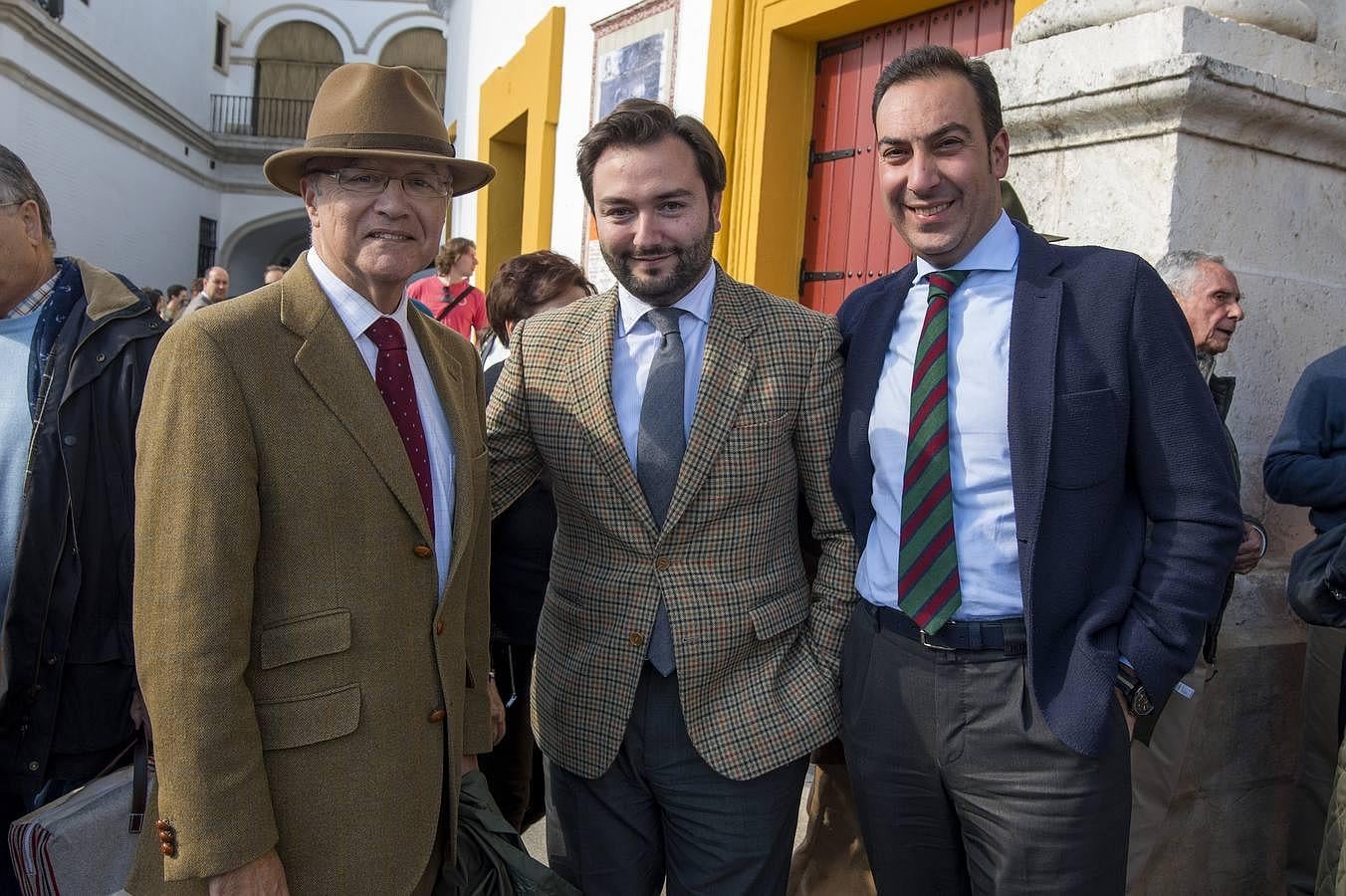 Ignacio Sánchez Mejías, Alejandro Tineo y Ángel Coll