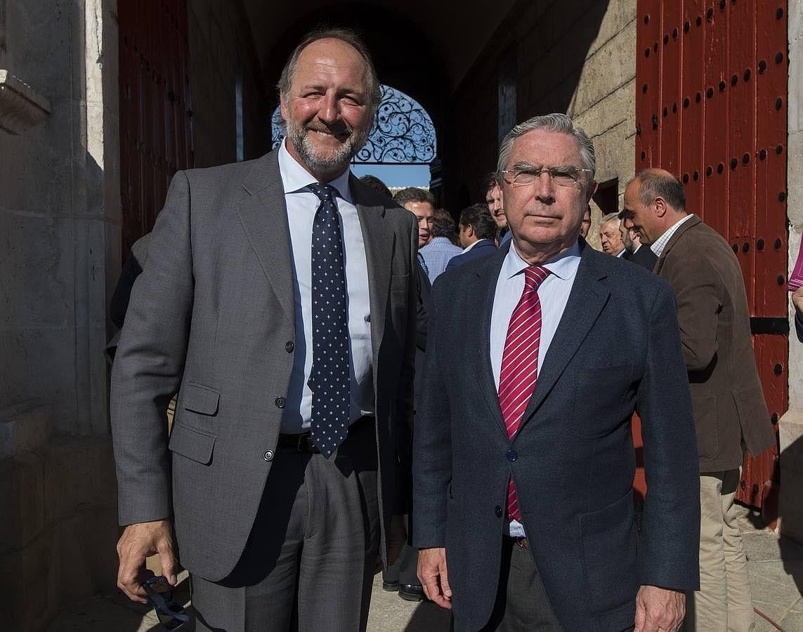 Luis Manchado Narbona junto a Enrique Moreno de la Cova