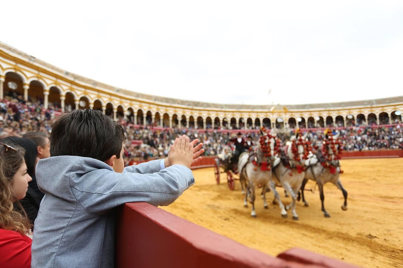 Exhibición de enganches en la Maestranza