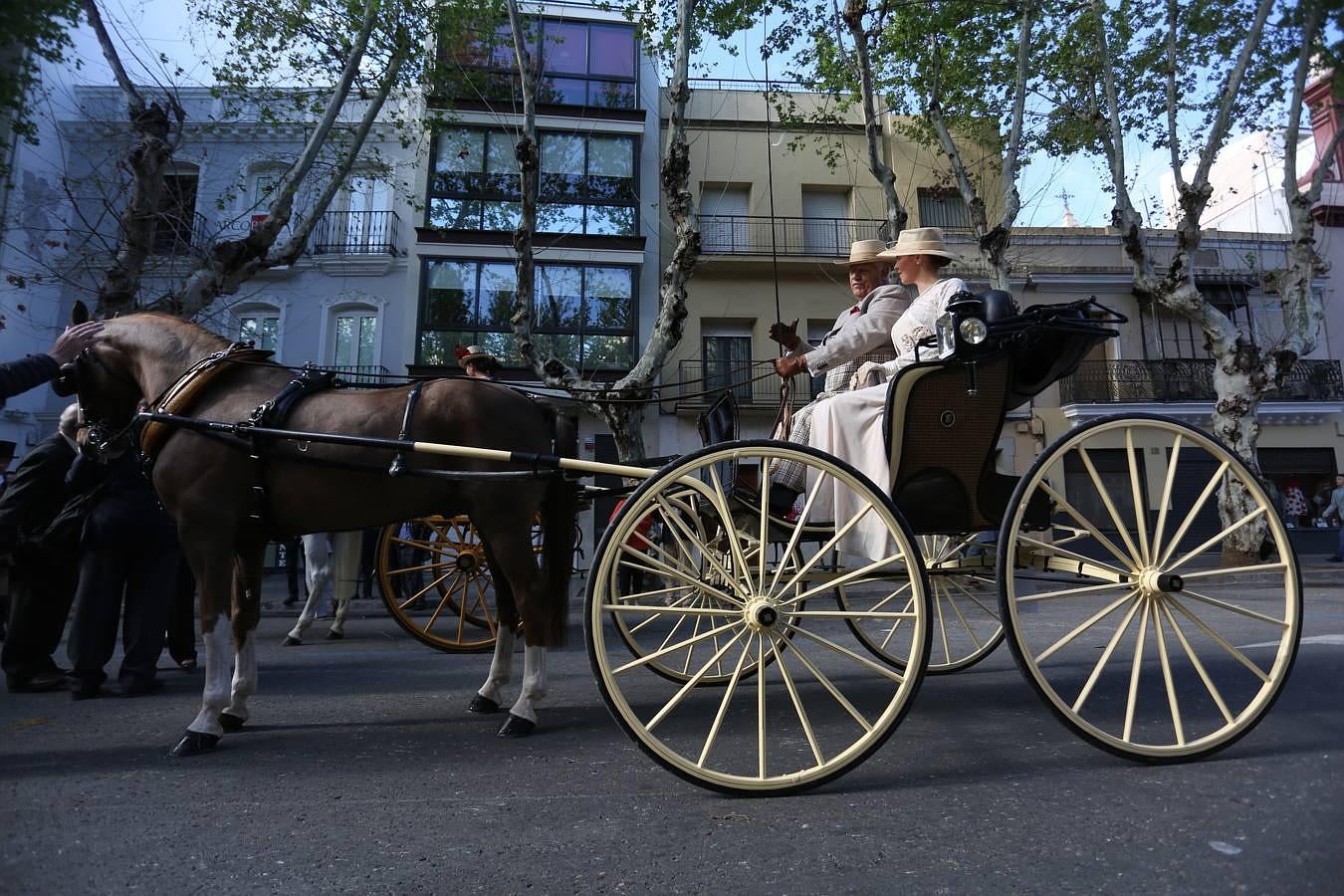 Exhibición de enganches en la Maestranza