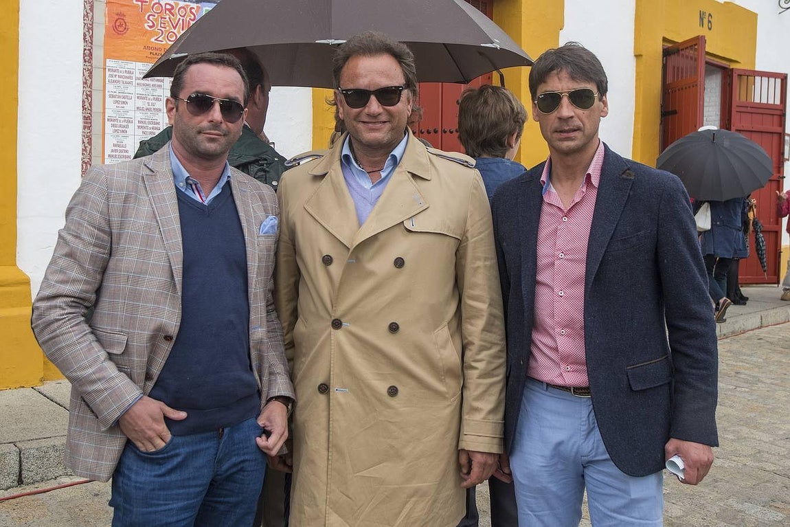 Carlos Pérez, Julio Aparicio y Manuel Bejarano