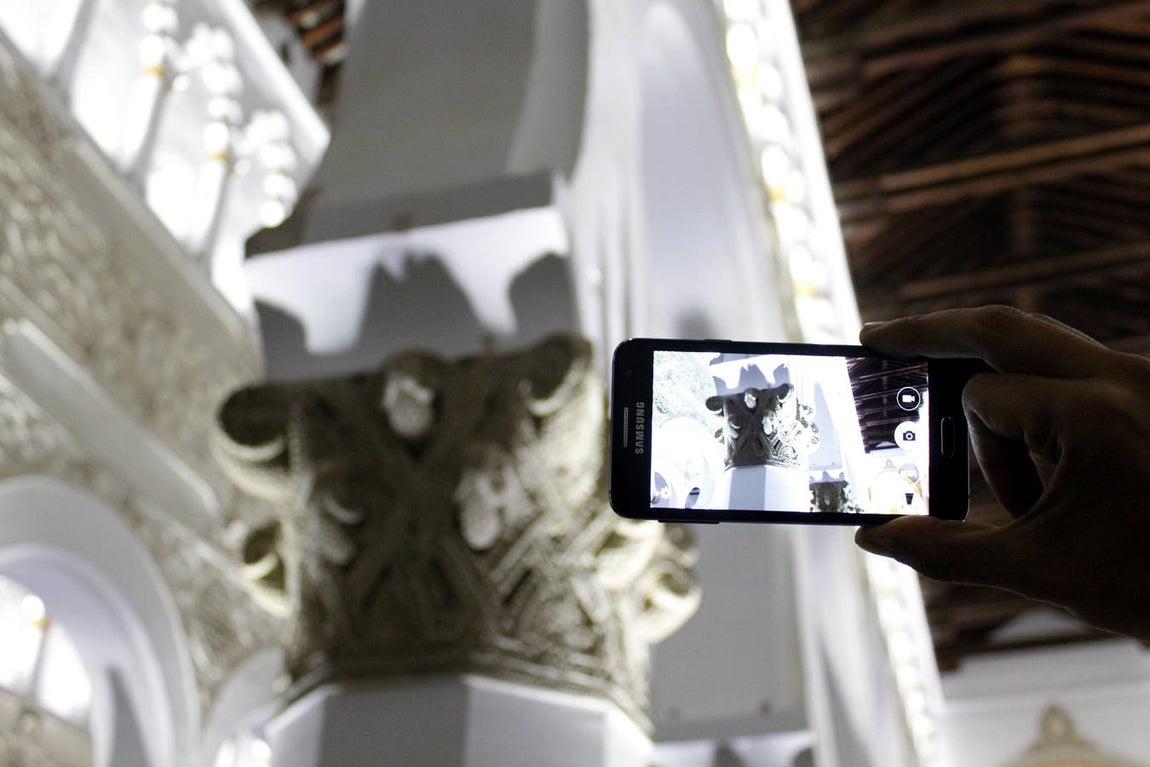 La sinagoga de Santa María La Blanca estrena iluminación