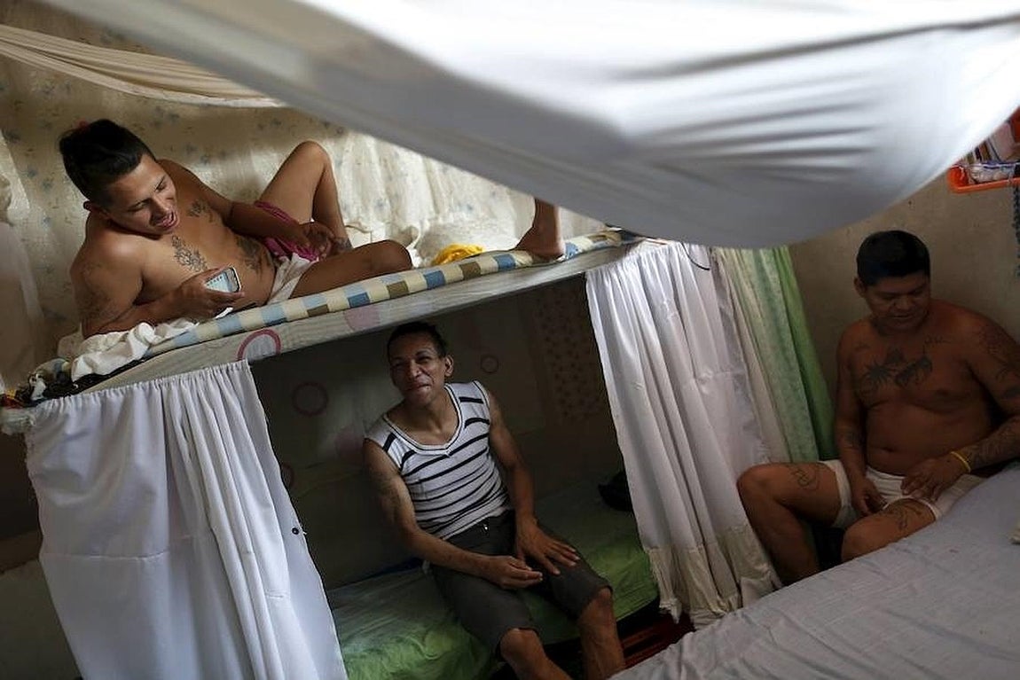 Presos de la prisión de «La Joya». 